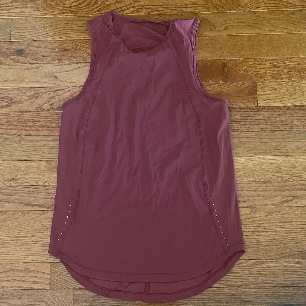 Lululemon Athletica Burgundy Muscle Tee